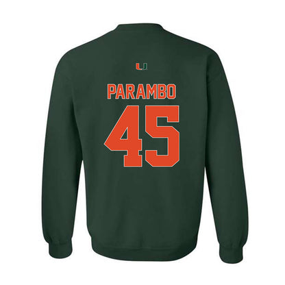 Miami - NCAA Football : Luke Parambo - Classic Shersey Crewneck Sweatshirt-1