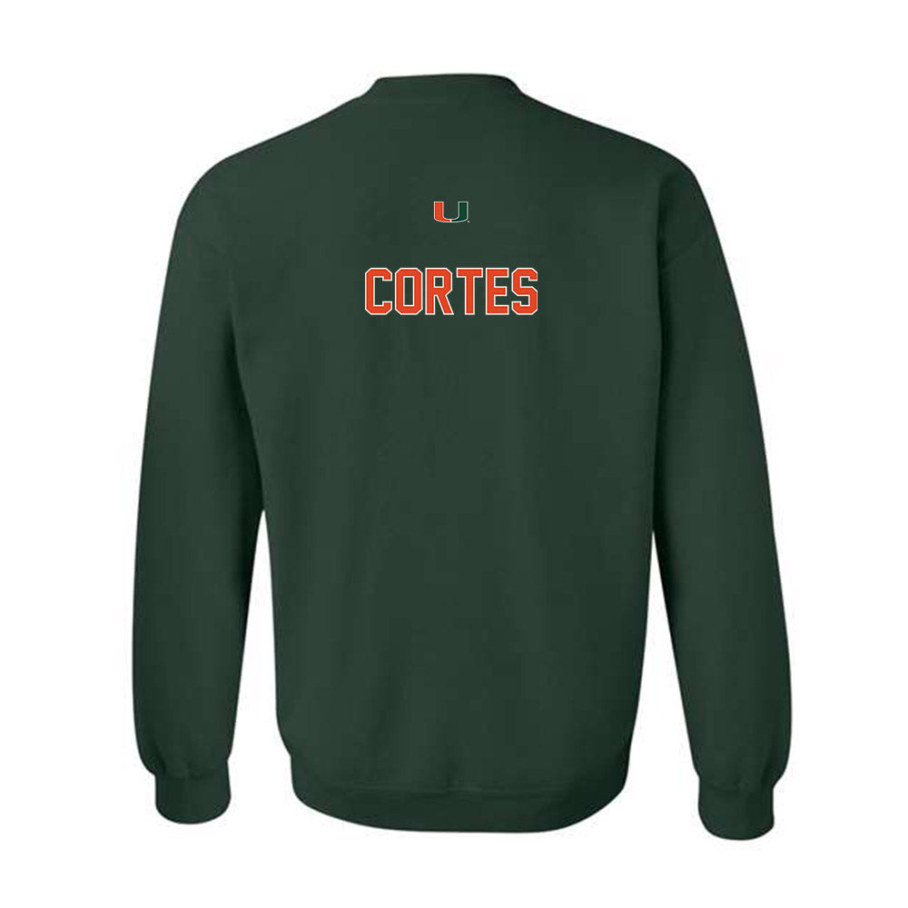 Miami - NCAA Football : Bear Cortes - Classic Shersey Crewneck Sweatshirt-1