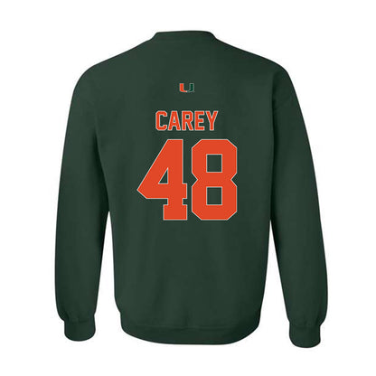 Miami - NCAA Women's Soccer : sage carey - Classic Shersey Crewneck Sweatshirt-1