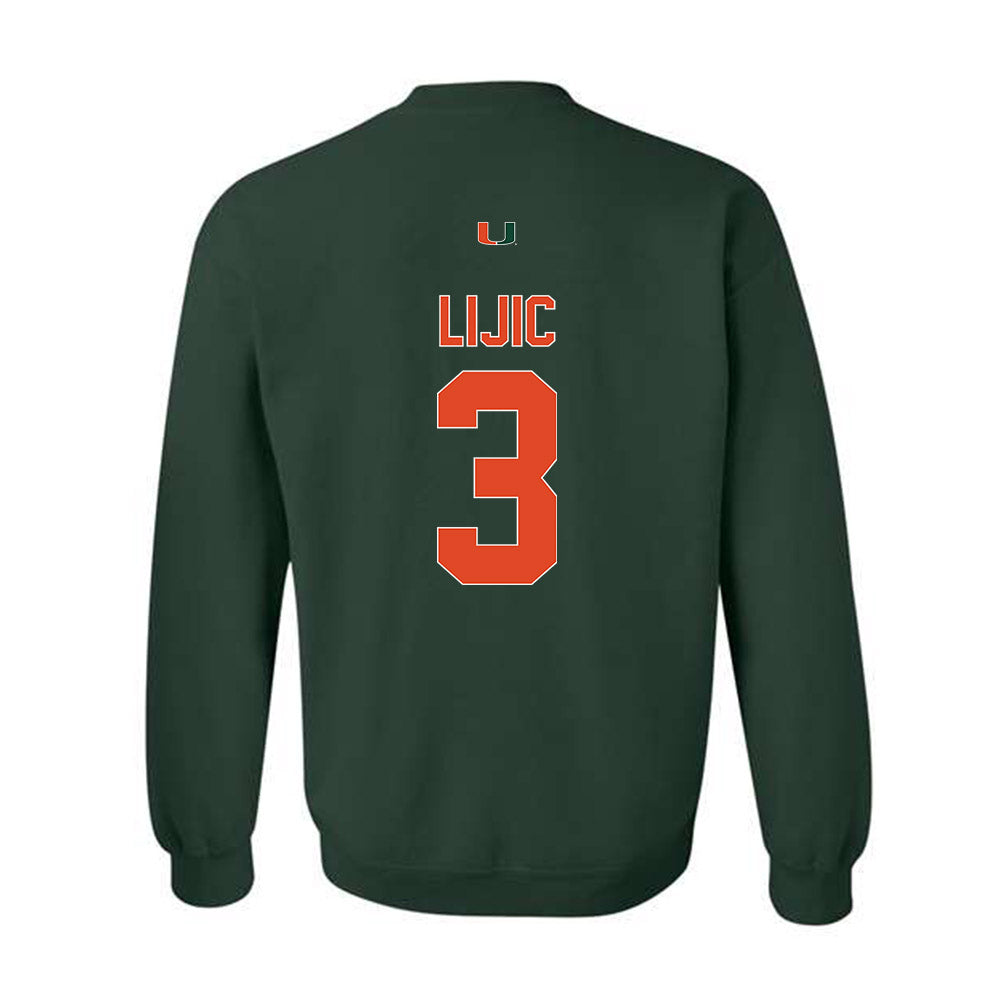 Miami - NCAA Women's Volleyball : Kate Lijic - Classic Shersey Crewneck Sweatshirt-1