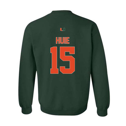 Miami - NCAA Men's Basketball : Kiree Huie - Classic Shersey Crewneck Sweatshirt-1