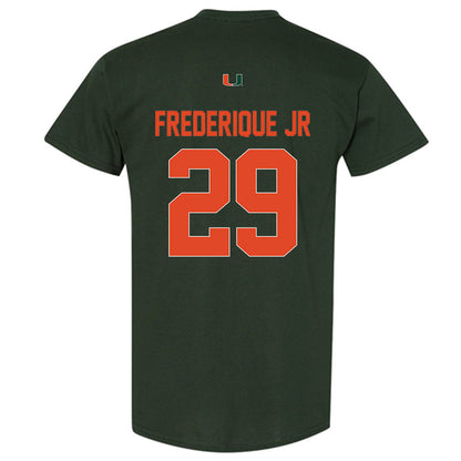 Miami - NCAA Football : Romanas Frederique Jr - Classic Shersey T-Shirt-1