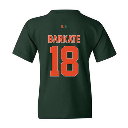 Miami - NCAA Football : Cooper Barkate - Classic Shersey Youth T-Shirt-1
