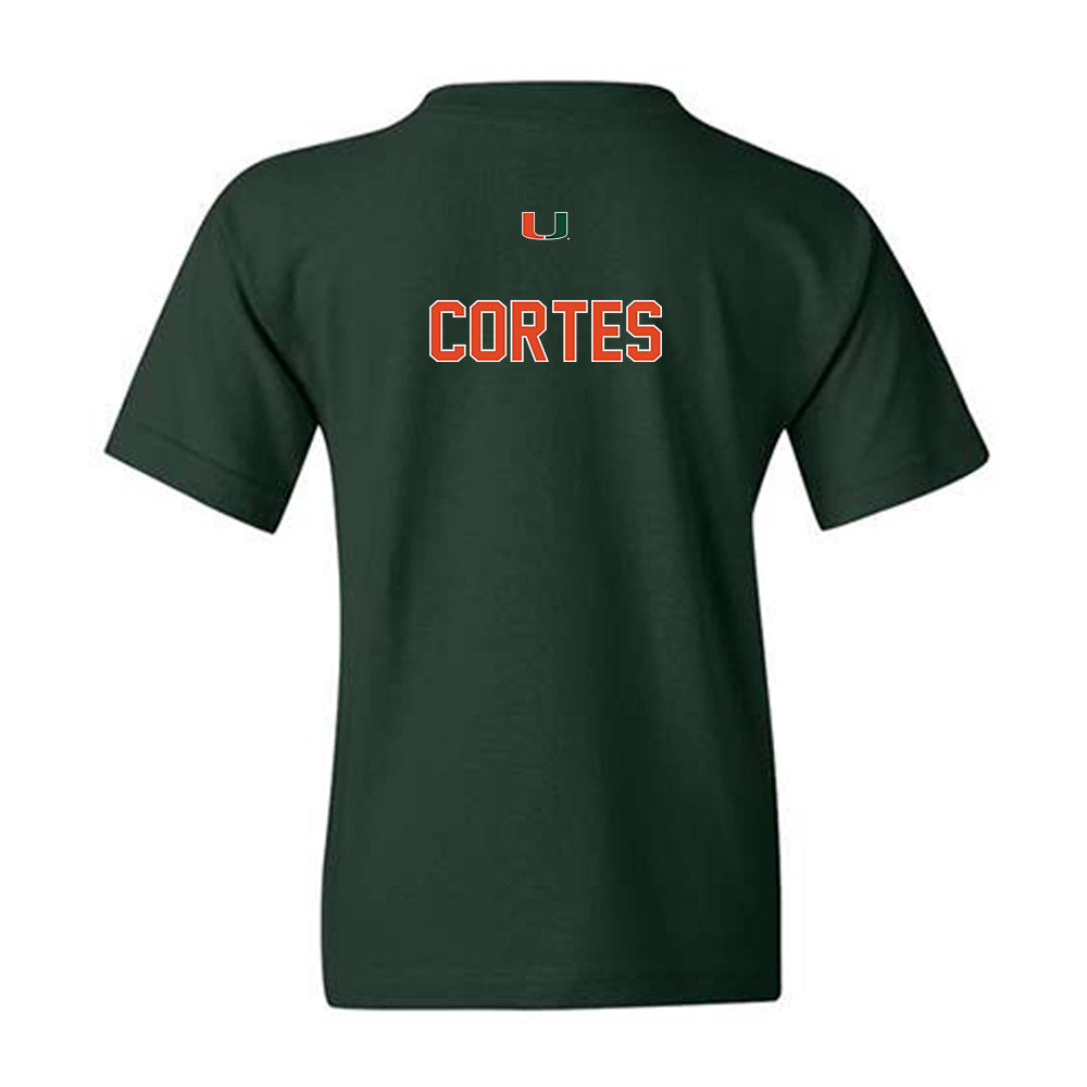 Miami - NCAA Football : Bear Cortes - Classic Shersey Youth T-Shirt-1