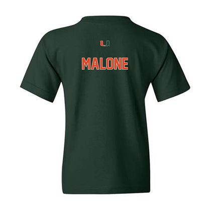 Miami - NCAA Men's Track & Field : Ace Malone - Classic Shersey Youth T-Shirt-1