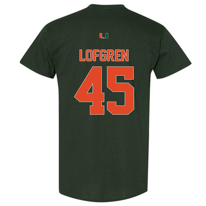Miami - NCAA Baseball : Brixton Lofgren - Classic Shersey T-Shirt-1