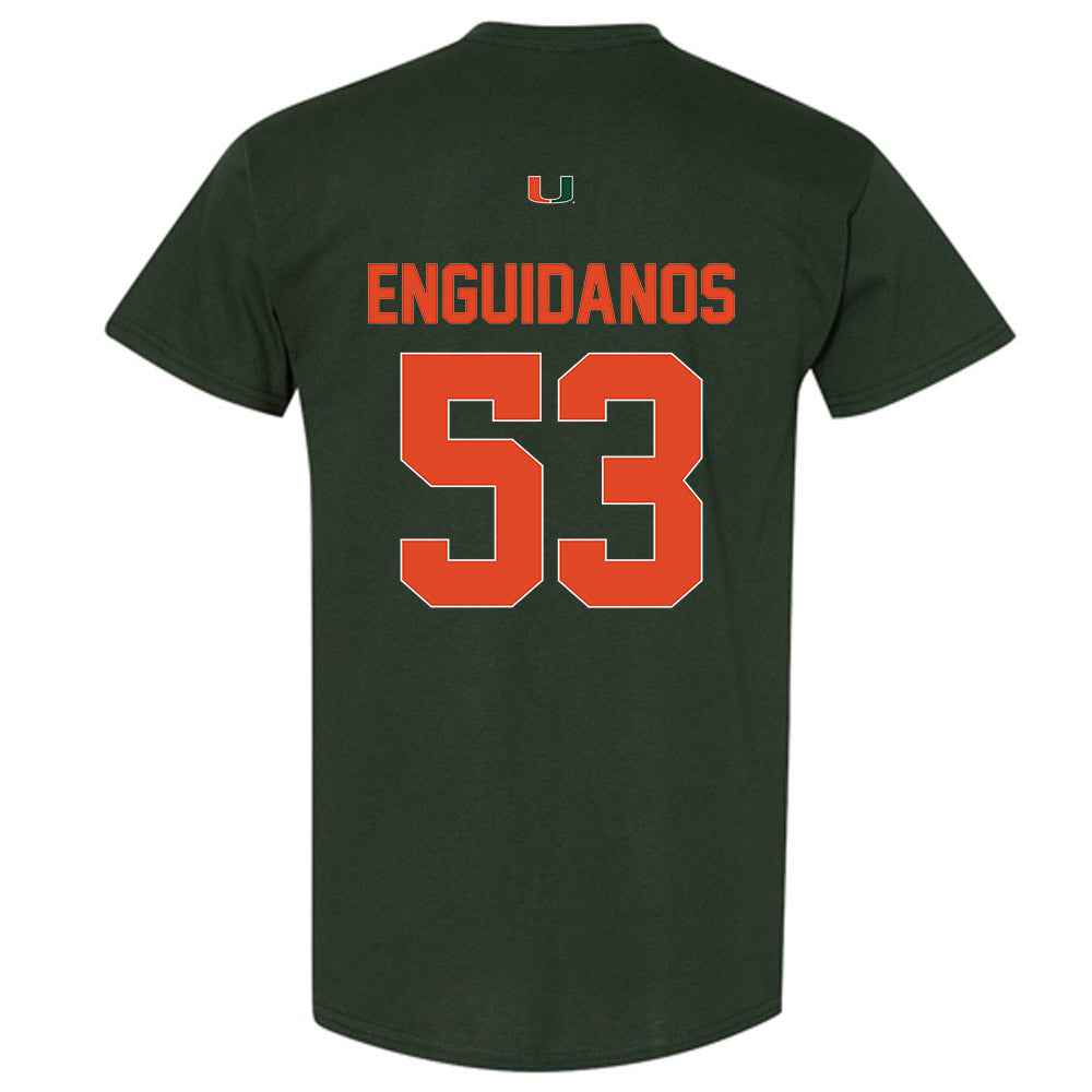 Miami - NCAA Football : Joey Enguidanos - Classic Shersey T-Shirt-1