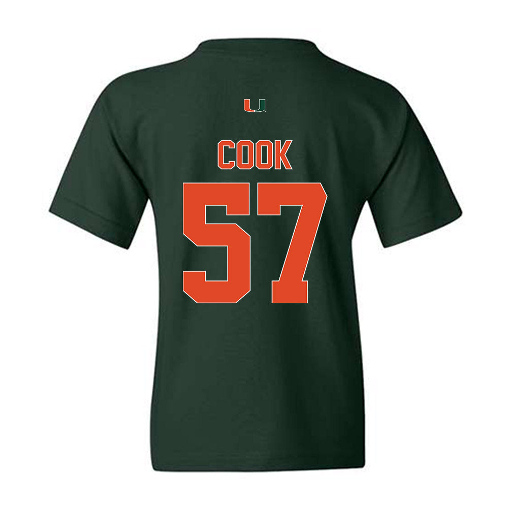 Miami - NCAA Football : Marley Cook - Classic Shersey Youth T-Shirt-1