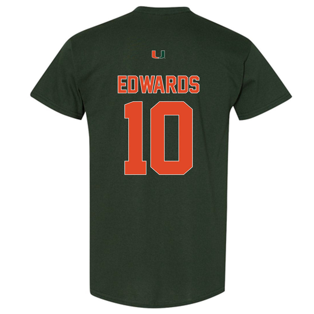 Miami - NCAA Women's Soccer : Julia Edwards - Classic Shersey T-Shirt-1