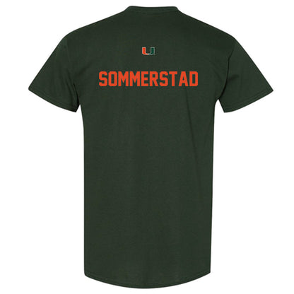 Miami - NCAA Women's Swimming & Diving : Kate Sommerstad - Classic Shersey T-Shirt-1