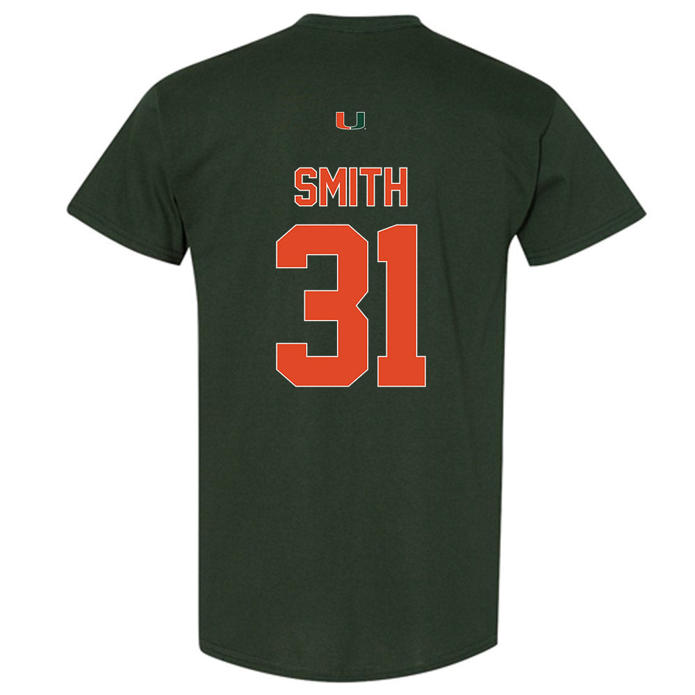 Miami - NCAA Baseball : Will Smith - Classic Shersey T-Shirt-1