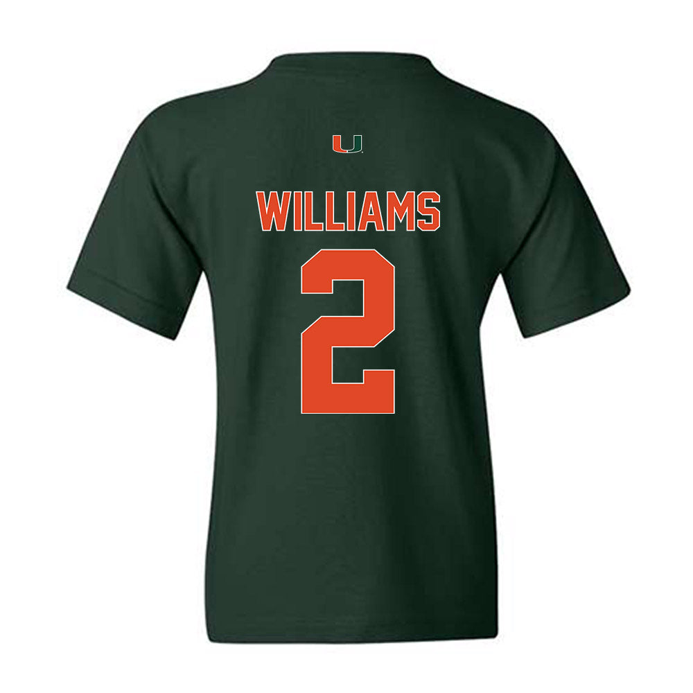 Miami - NCAA Baseball : Derek Williams - Classic Shersey Youth T-Shirt-1