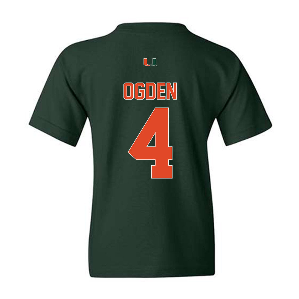 Miami - NCAA Baseball : Jake Ogden - Classic Shersey Youth T-Shirt-1