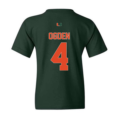 Miami - NCAA Baseball : Jake Ogden - Classic Shersey Youth T-Shirt-1