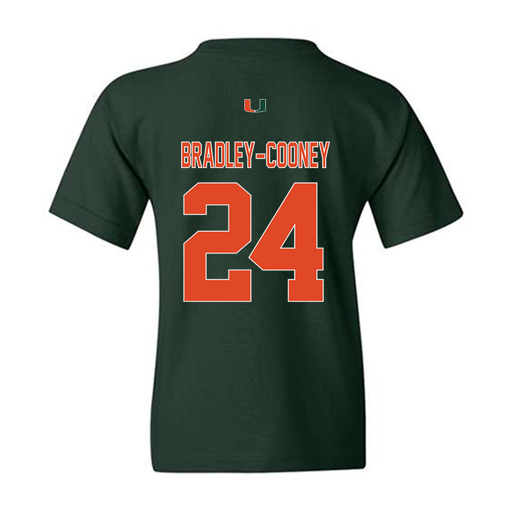 Miami - NCAA Baseball : Packy Bradley-Cooney - Classic Shersey Youth T-Shirt-1