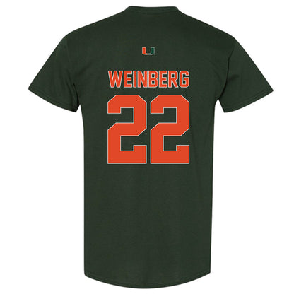Miami - NCAA Football : Jakob Weinberg - Classic Shersey T-Shirt-1
