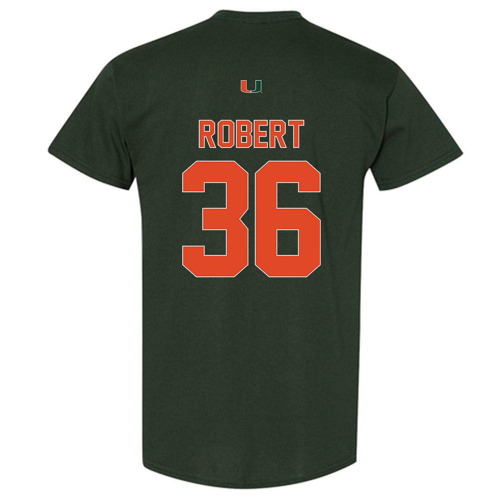 Miami - NCAA Baseball : Nick Robert - Classic Shersey T-Shirt-1