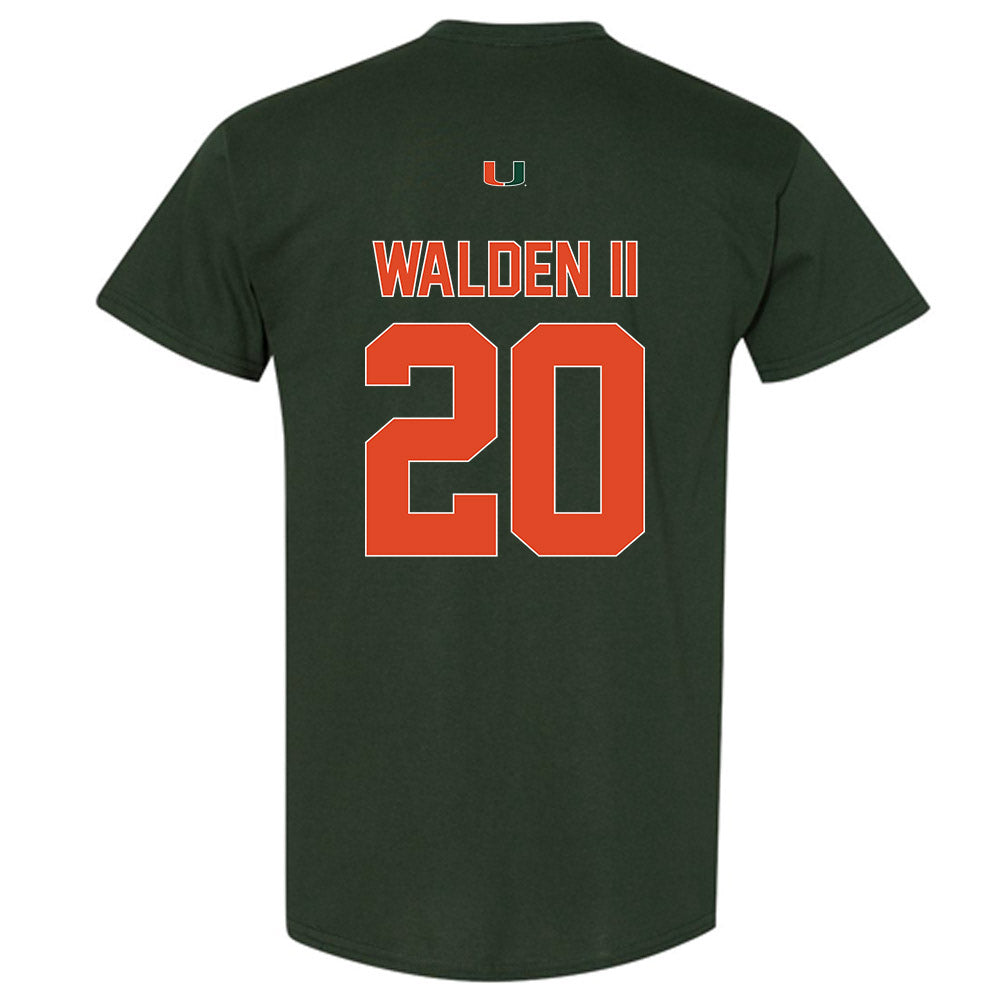 Miami - NCAA Football : Terrell Walden II - Classic Shersey T-Shirt-1