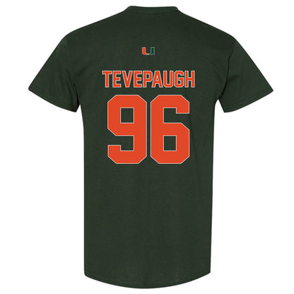 Miami - NCAA Football : Tucker Tevepaugh - Classic Shersey T-Shirt-1