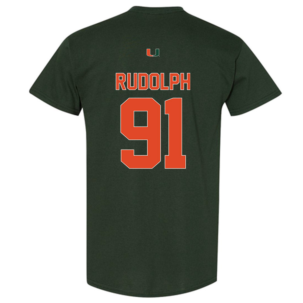 Miami - NCAA Football : Elias Rudolph - Classic Shersey T-Shirt-1