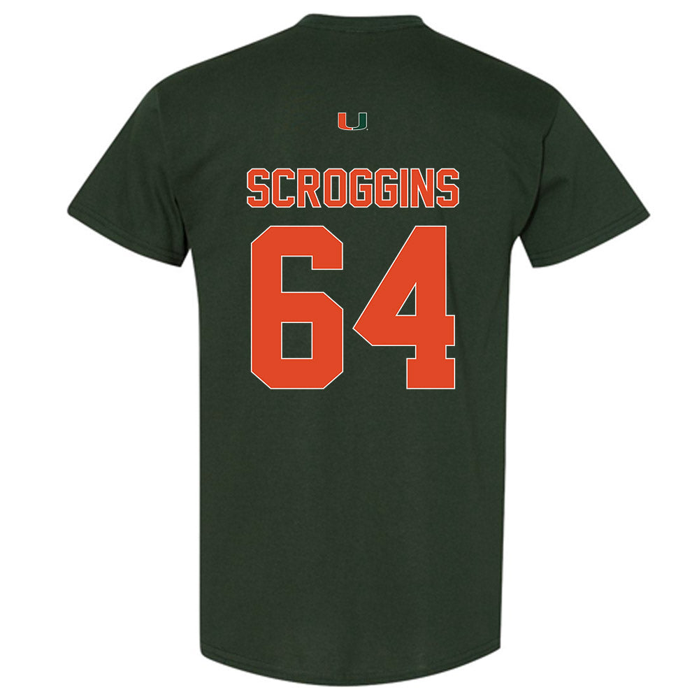Miami - NCAA Football : Ralph Scroggins - Classic Shersey T-Shirt-1