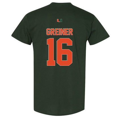 Miami - NCAA Women's Soccer : Sarah Greiner - Classic Shersey T-Shirt-1