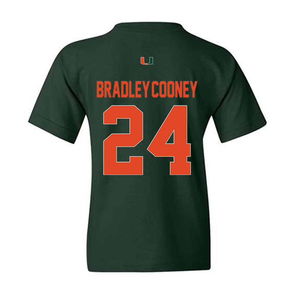 Miami - NCAA Baseball : Packy Bradley-Cooney - Classic Shersey Youth T-Shirt-1