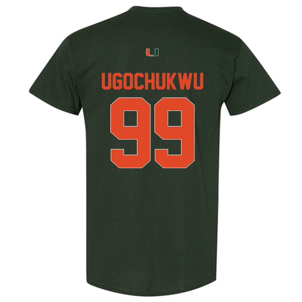 Miami - NCAA Men's Basketball : Divine-Collins Ugochukwu - Classic Shersey T-Shirt-1