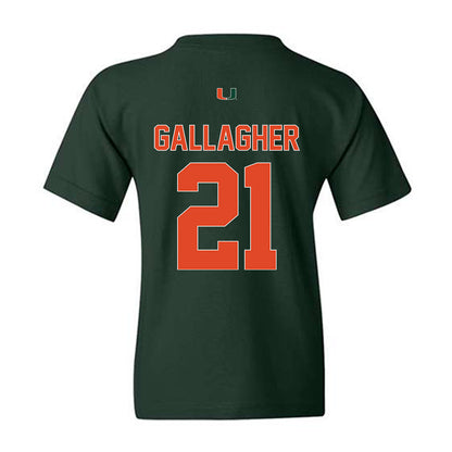 Miami - NCAA Women's Soccer : Kyla Gallagher - Classic Shersey Youth T-Shirt-1