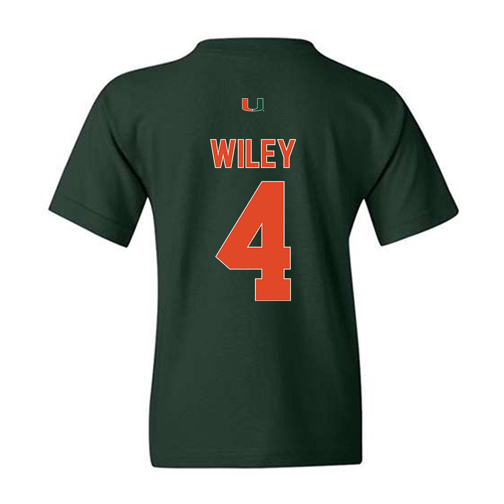 Miami - NCAA Women's Volleyball : Logan Wiley - Classic Shersey Youth T-Shirt-1