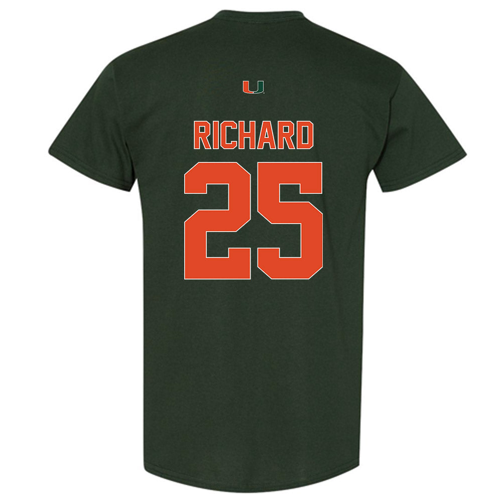 Miami - NCAA Football : Jadais Richard - Classic Shersey T-Shirt-1