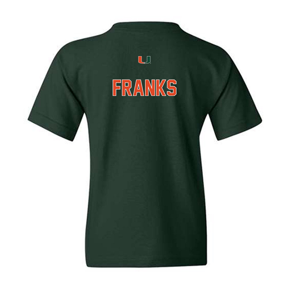 Miami - NCAA Men's Track & Field : George Franks - Classic Shersey Youth T-Shirt-1