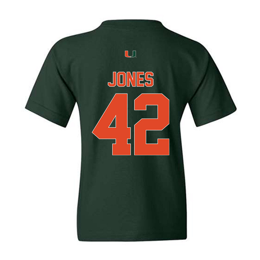 Miami - NCAA Football : Artavius Jones - Classic Shersey Youth T-Shirt-1