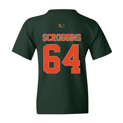 Miami - NCAA Football : Ralph Scroggins - Classic Shersey Youth T-Shirt-1