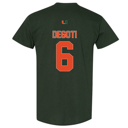 Miami - NCAA Baseball : Brandon DeGoti - Classic Shersey T-Shirt-1