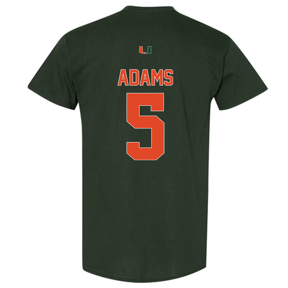 Miami - NCAA Women's Basketball : Ahnay Adams - Classic Shersey T-Shirt-1