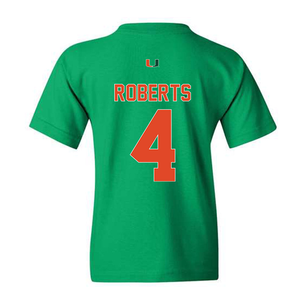 Miami - NCAA Women's Basketball : Jasmyne Roberts - Classic Shersey Youth T-Shirt