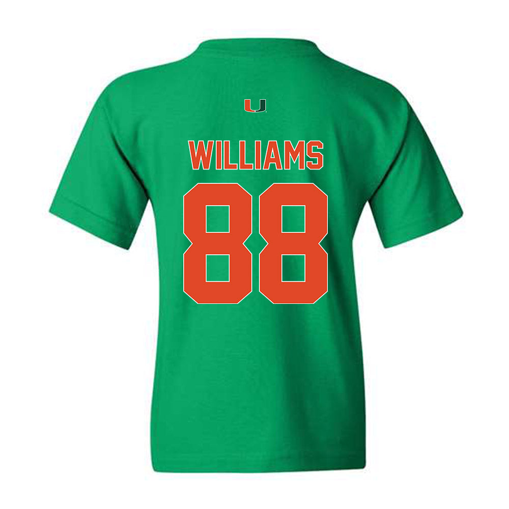 Miami - NCAA Football : Riley Williams - Classic Shersey Youth T-Shirt