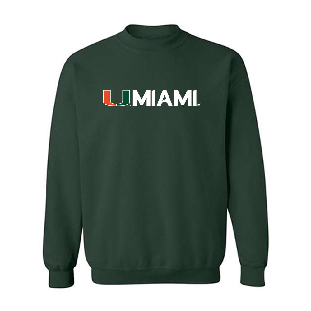 Miami - NCAA Men's Basketball : Xander Alarie - Classic Shersey Crewneck Sweatshirt-0