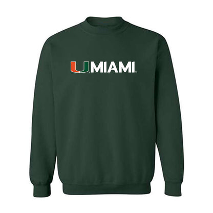 Miami - NCAA Men's Basketball : Kiree Huie - Classic Shersey Crewneck Sweatshirt-0