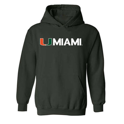 Miami - NCAA Football : Romanas Frederique Jr - Classic Shersey Hooded Sweatshirt-0