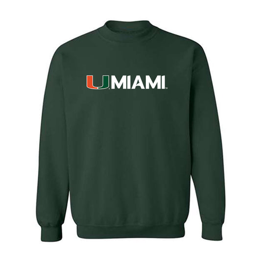 Miami - NCAA Men's Basketball : Tru Washington - Classic Shersey Crewneck Sweatshirt-0