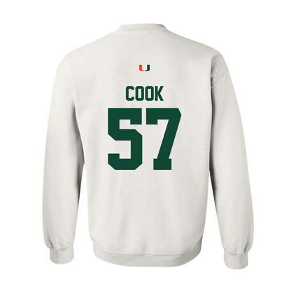 Miami - NCAA Football : Marley Cook - Classic Shersey Crewneck Sweatshirt