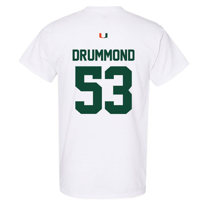 Miami - NCAA Baseball : Lj Drummond - Classic Shersey T-Shirt-1
