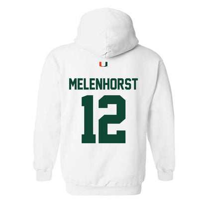 Miami - NCAA Women's Soccer : Teegan Melenhorst - Classic Shersey Hooded Sweatshirt-1