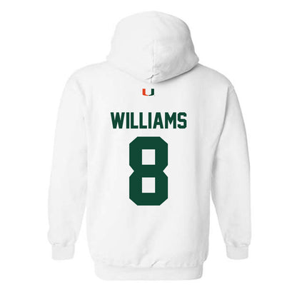 Miami - NCAA Football : Emory Williams - Classic Shersey Hooded Sweatshirt-1