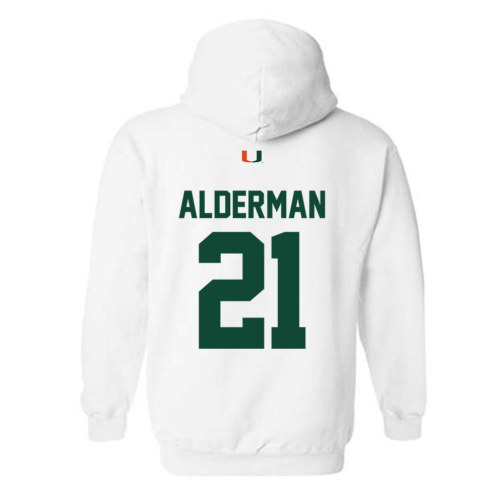 Miami - NCAA Football : Jaylin Alderman - Classic Shersey Hooded Sweatshirt