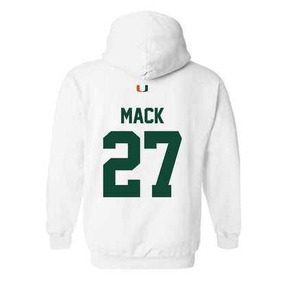 Miami - NCAA Football : Ryan Mack - Classic Shersey Hooded Sweatshirt-1