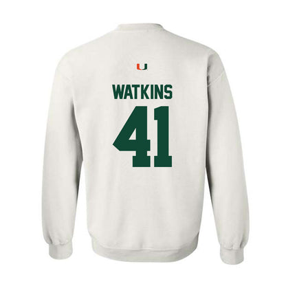 Miami - NCAA Baseball : Jailen Watkins - Classic Shersey Crewneck Sweatshirt-1
