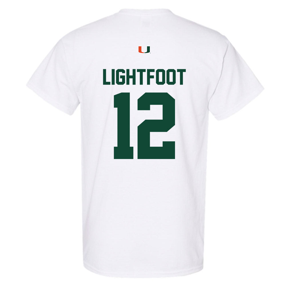 Miami - NCAA Football : Marquise Lightfoot - Classic Shersey T-Shirt-1